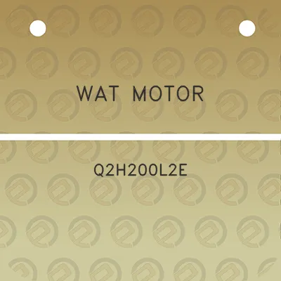 wat-motor-q2h200l2e