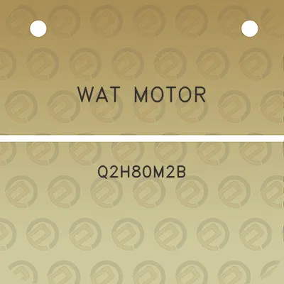 wat-motor-q2h80m2b