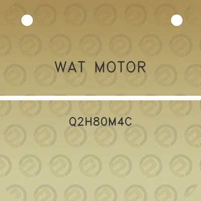 wat-motor-q2h80m4c