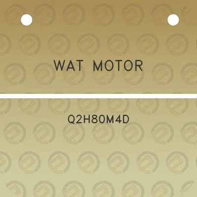 wat-motor-q2h80m4d