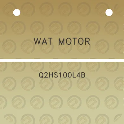 wat-motor-q2hs100l4b