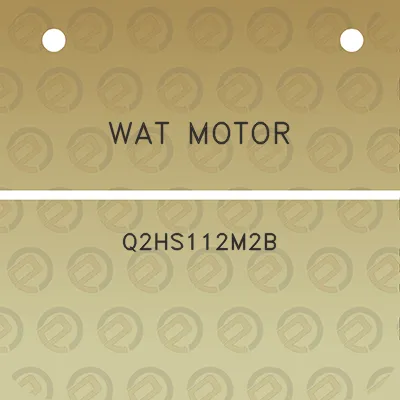 wat-motor-q2hs112m2b