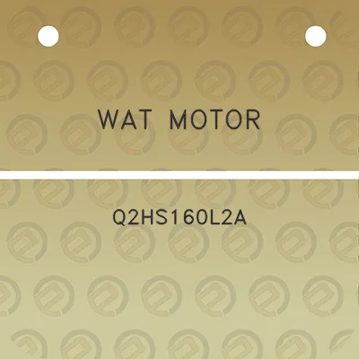 wat-motor-q2hs160l2a