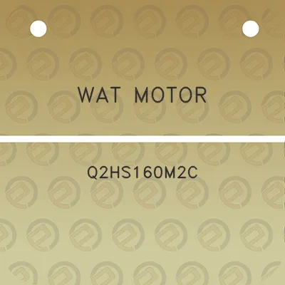 wat-motor-q2hs160m2c