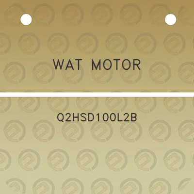 wat-motor-q2hsd100l2b