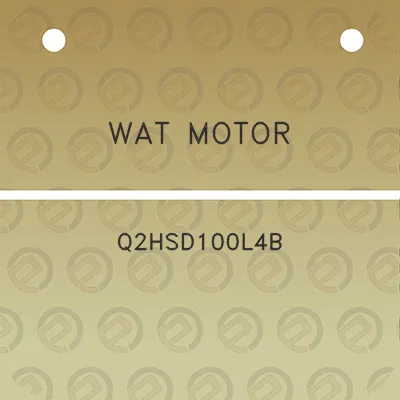 wat-motor-q2hsd100l4b