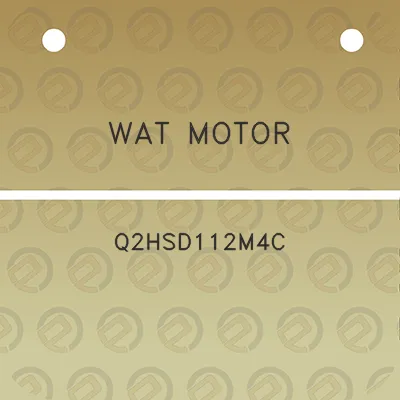 wat-motor-q2hsd112m4c