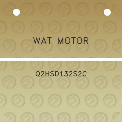 wat-motor-q2hsd132s2c