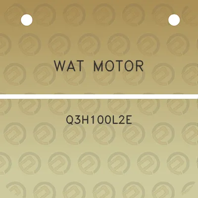 wat-motor-q3h100l2e