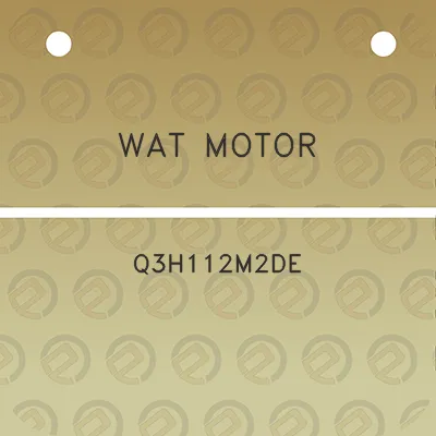 wat-motor-q3h112m2de