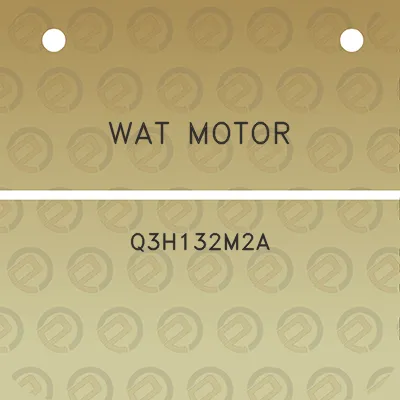 wat-motor-q3h132m2a