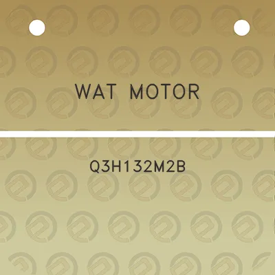 wat-motor-q3h132m2b