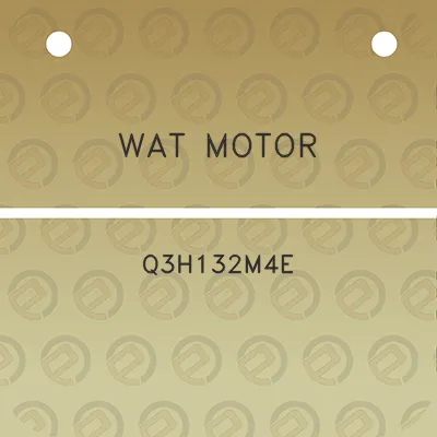 wat-motor-q3h132m4e