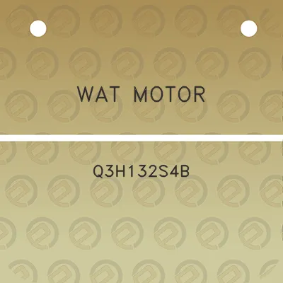 wat-motor-q3h132s4b