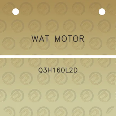 wat-motor-q3h160l2d