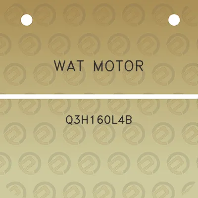 wat-motor-q3h160l4b