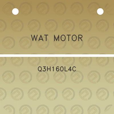 wat-motor-q3h160l4c