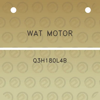 wat-motor-q3h180l4b