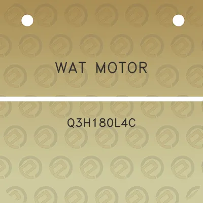 wat-motor-q3h180l4c