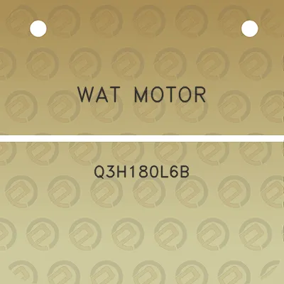 wat-motor-q3h180l6b