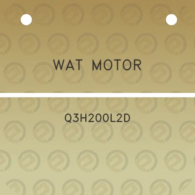 wat-motor-q3h200l2d