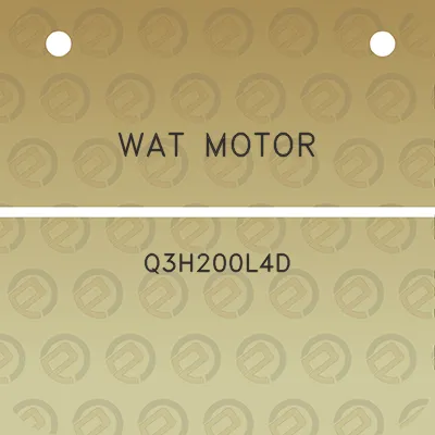 wat-motor-q3h200l4d