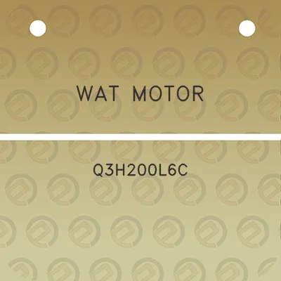 wat-motor-q3h200l6c