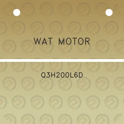 wat-motor-q3h200l6d