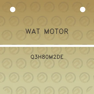 wat-motor-q3h80m2de