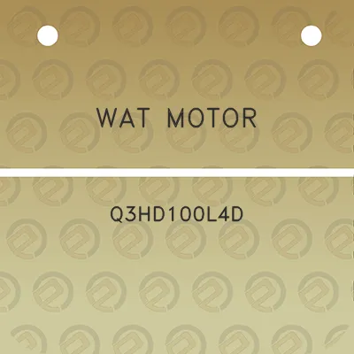 wat-motor-q3hd100l4d