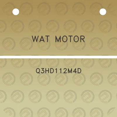 wat-motor-q3hd112m4d