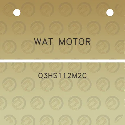 wat-motor-q3hs112m2c