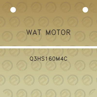 wat-motor-q3hs160m4c