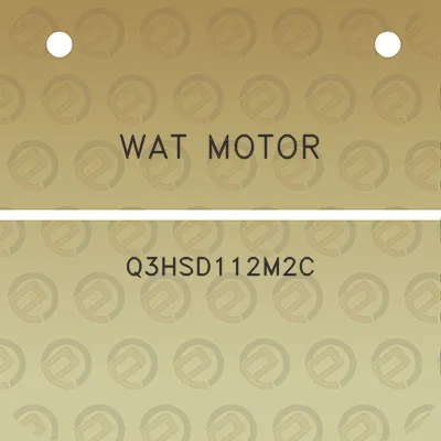 wat-motor-q3hsd112m2c