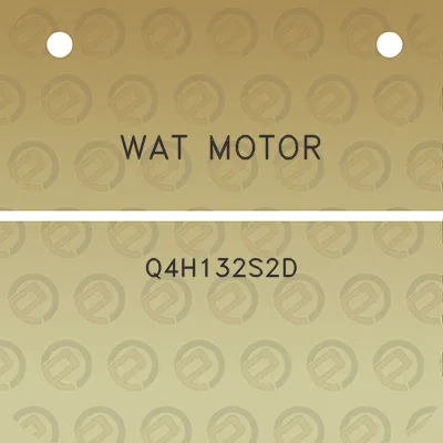 wat-motor-q4h132s2d