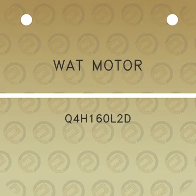 wat-motor-q4h160l2d