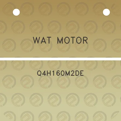 wat-motor-q4h160m2de