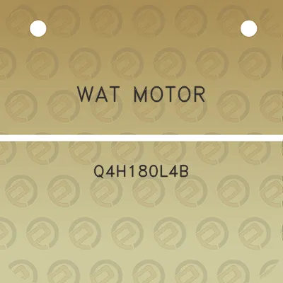 wat-motor-q4h180l4b