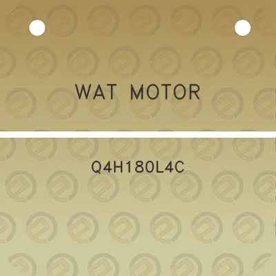 wat-motor-q4h180l4c