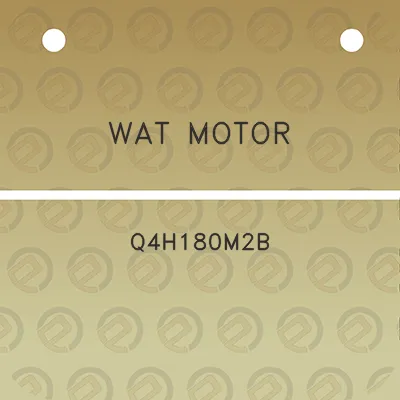 wat-motor-q4h180m2b