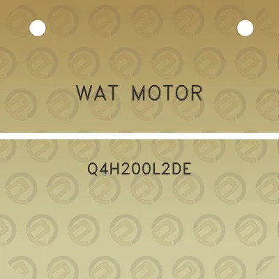 wat-motor-q4h200l2de