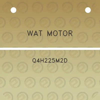 wat-motor-q4h225m2d