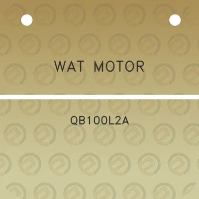 wat-motor-qb100l2a