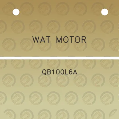 wat-motor-qb100l6a