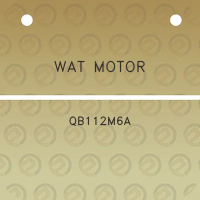 wat-motor-qb112m6a