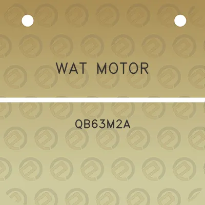 wat-motor-qb63m2a