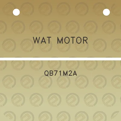 wat-motor-qb71m2a