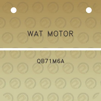 wat-motor-qb71m6a