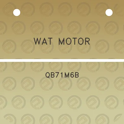 wat-motor-qb71m6b