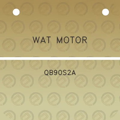 wat-motor-qb90s2a